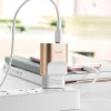 Hoco hálózati, USB fali töltő adapter 2xUSB csatlakozóval 2,1A arany thumbnail