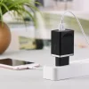 Hoco hálózati, USB fali töltő adapter QC 3.0 1xUSB fekete thumbnail