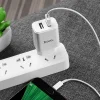 Hoco hálózati, USB fali töltő adapter 1xUSB 2.1A fehér Micro USB kábellel thumbnail