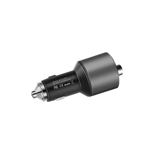 Bluetooth FM transmitter zajszűrővel 2xUSB 2,4A szürke (Hoco E19) - 5