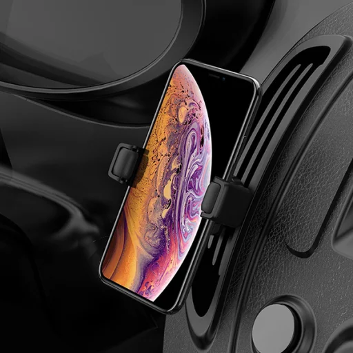 Hoco szellőzőre erősíthető autós telefontartó arany - 6