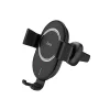 Hoco Gravity szellőzőre erősíthető autós telefontartó és vezeték nélküli töltő fekete (CW17) thumbnail