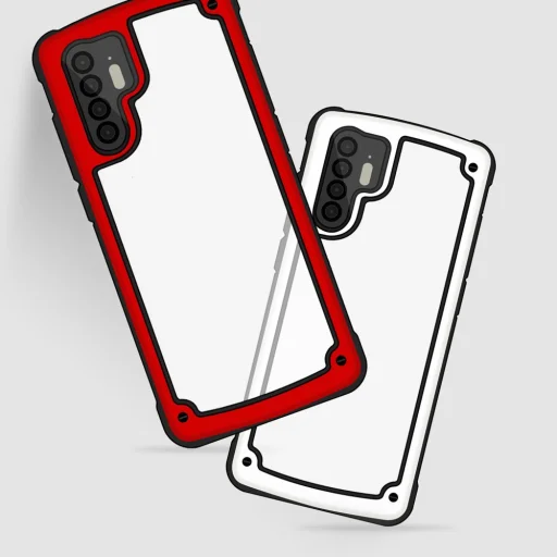 Hybrid PC és TPU tok Huawei P30 Pro kék - 6