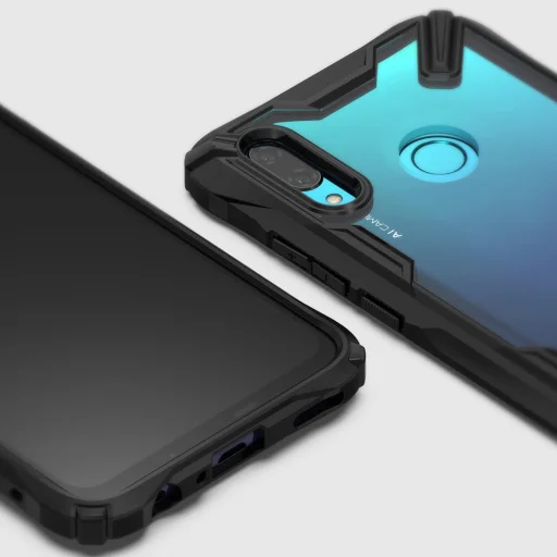 Ringke Fusion X PC tok TPU kerettel Xiaomi Redmi Note 7 kék - 2