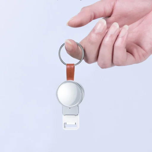 Baseus Dotter mini Qi 2.5W vezeték nélküli Apple Watch töltő fekete (WXYDIW02-01) - 9