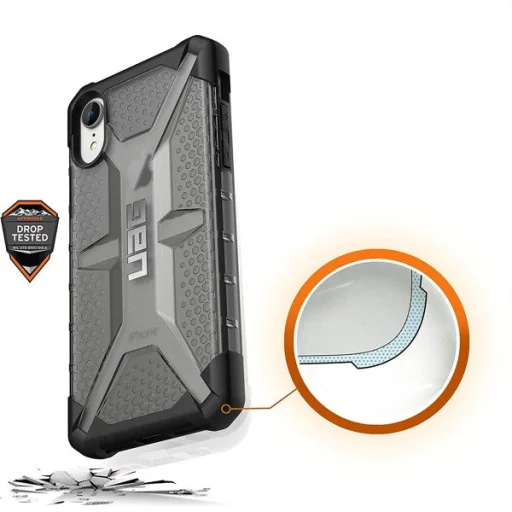 UAG Plasma fokozott védelmet biztosító tok iPhone XR áttetsző szürke - 4