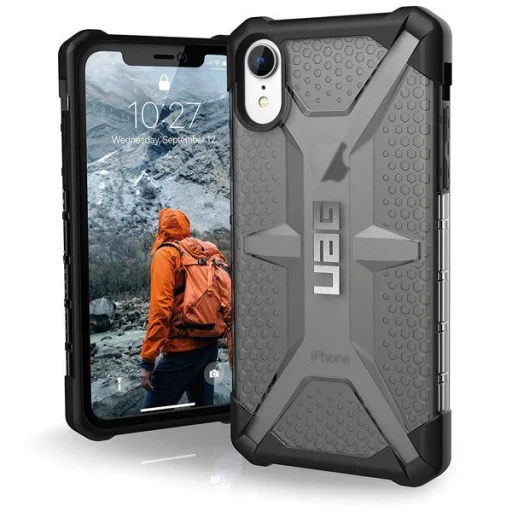 UAG Plasma fokozott védelmet biztosító tok iPhone XR áttetsző szürke - 1