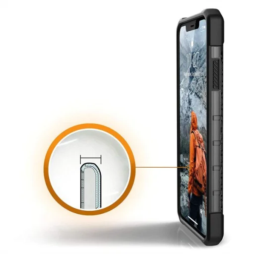 UAG Plasma fokozott védelmet biztosító tok iPhone XS MAX áttetsző szürke - 5