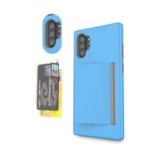 SMD Samsung Galaxy Note 10 N10-008 tok, bankkártya tartóval kék színben