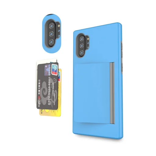 SMD Samsung Galaxy Note 10 N10-008 tok, bankkártya tartóval kék színben - 1