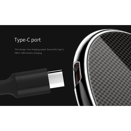 Nillkin Vezeték nélküli Qi gyorstöltő/kábel/tok szett pink iPhone XR - 10