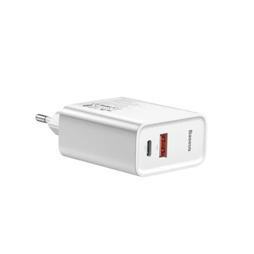 Baseus Speed PPS QC3.0 USB Type-C hálózati töltő adapter fehér (CCFS-C02) - 4