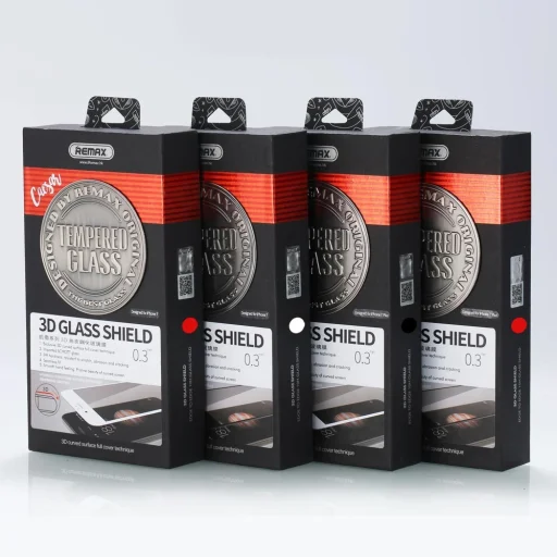 Remax Caesar 3D kijelzővédő üvegfólia iPhone 7/8 fekete kerettel - 7