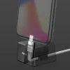 Baseus Quadrate asztali dokkoló állomás USB/Lightning kábellel 2.1A 1m fekete thumbnail