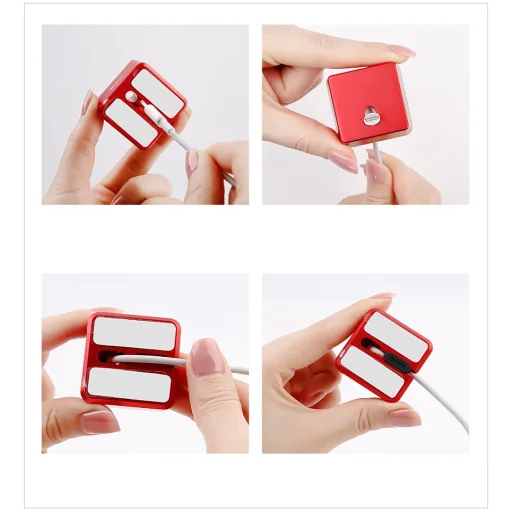 Baseus Quadrate asztali dokkoló állomás USB/Lightning kábellel 2.1A 1m fekete - 10