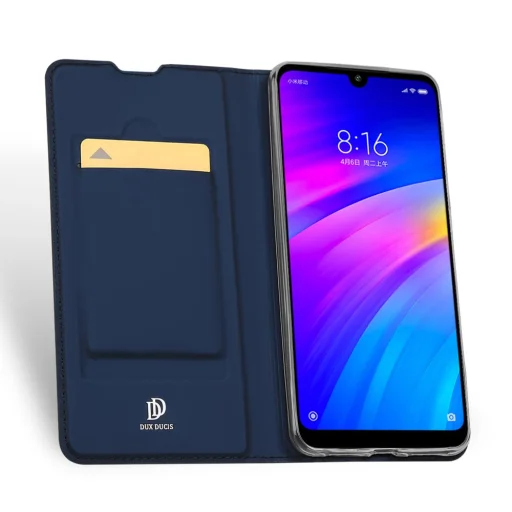 Dux Ducis Skin Pro fliptok Xiaomi Redmi 7 kék - 3