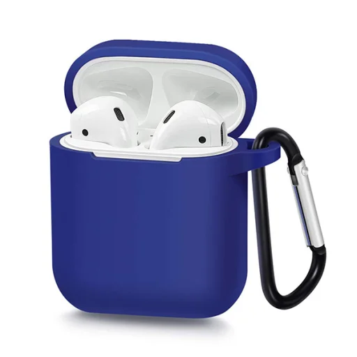 Airpods 1/2 ultravékony szilikon tok kék - 1