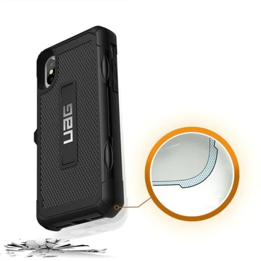 UAG Trooper fokozott védelmet biztosító tok iPhone X/XS fekete - 2