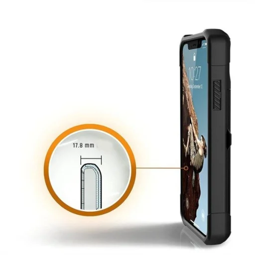 UAG Trooper fokozott védelmet biztosító tok iPhone X/XS fekete - 5