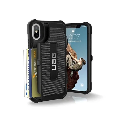 UAG Trooper fokozott védelmet biztosító tok iPhone X/XS fekete - 1