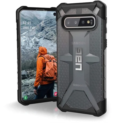 UAG Plasma fokozott védelmet biztosító tok Samsung S10 Plus áttetsző szürke - 1