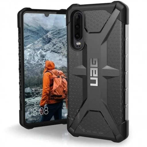 Huawei P30 UAG Plasma fokozott védelmet biztosító tok áttetsző szürke - 1