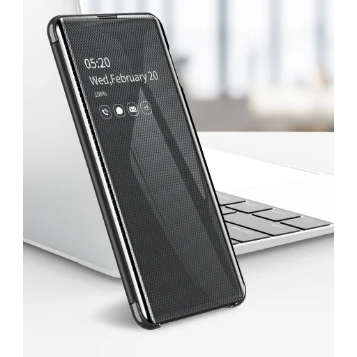 SMD Luxury View fliptok Huawei Mate 20 Lite tok rózsaszín színben - 5