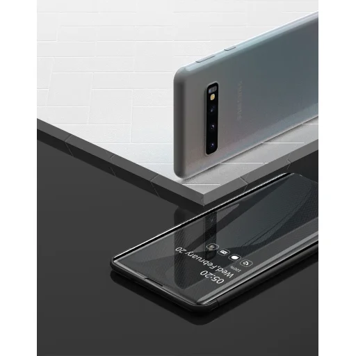 SMD Luxury View fliptok Samsung S9 Plus tok kék színben - 5