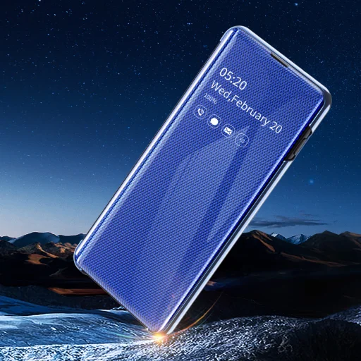 SMD Luxury View fliptok Samsung S9 Plus tok kék színben - 3