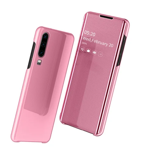 SMD Luxury View fliptok Huawei Mate 20 Lite tok rózsaszín színben - 1