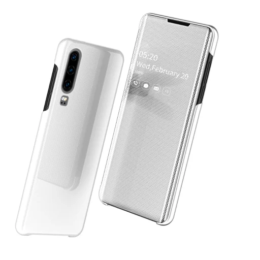 SMD Luxury View fliptok iPhone 11 tok ezüst színben - 1