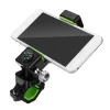 SMD XWJ-B univerzális biciklis, kerékpáros, motoros telefontartó LED világítással, iránytűvel, fekete thumbnail
