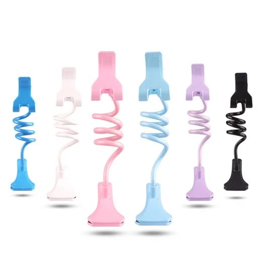 Univerzális autós telefontartó flexibilis karral lila - 5