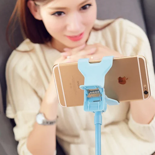 Univerzális autós telefontartó flexibilis karral lila - 6