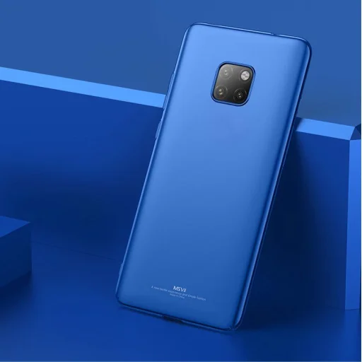 MSVII Simple ultra vékony PC tok Huawei Mate 20 Pro kék - 3