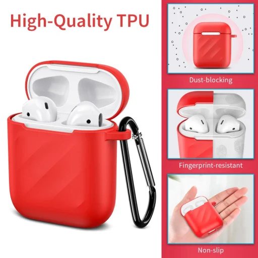 ESR Ripple Airpods tartó tok piros - 4