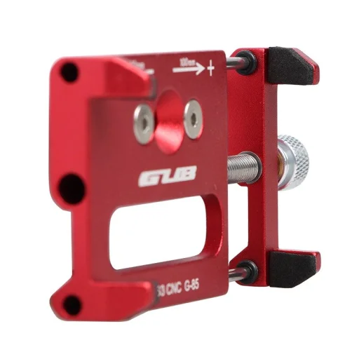 Fém biciklis telefontartó piros, alumínium - 3