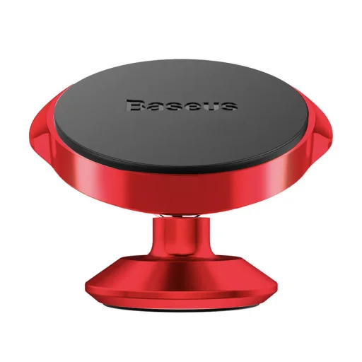 Baseus Small Ears műszerfalra erősíthető mágneses autós telefontartó piros (SUER-B09) - 2