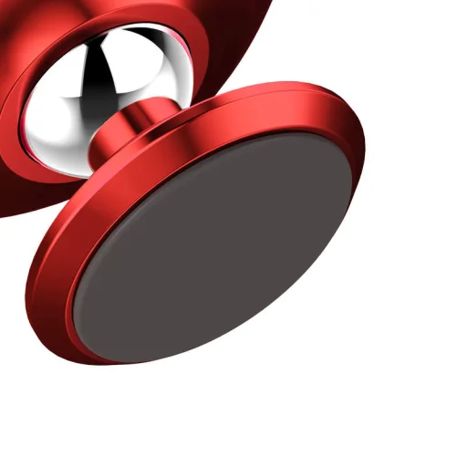 Baseus Small Ears műszerfalra erősíthető mágneses autós telefontartó piros (SUER-B09) - 3