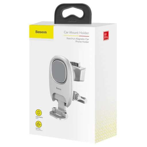 Baseus Xiaochun mágneses autós telefontartó fehér - 8