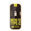 Baseus Sharp Micros USB - Type-C átalakító adapter pezsgő arany thumbnail