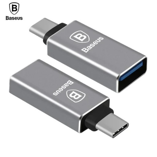 Baseus Sharp USB - Type-C átalakító adapter szürke - 2