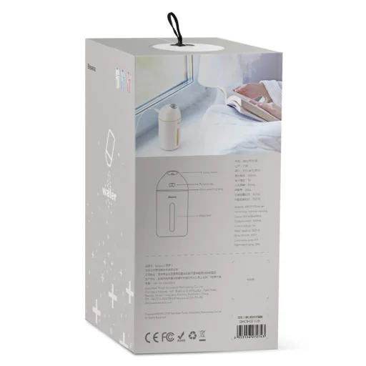 Baseus Cute Mini párásító fehér színben - 2