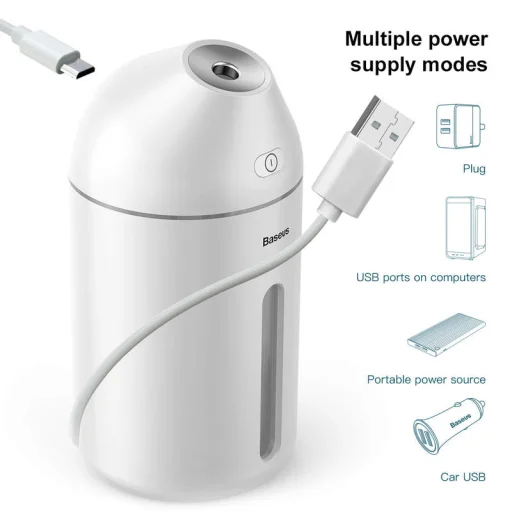 Baseus Cute Mini párásító fehér színben - 6