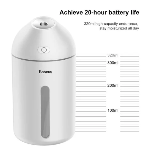 Baseus Cute Mini párásító fehér színben - 7