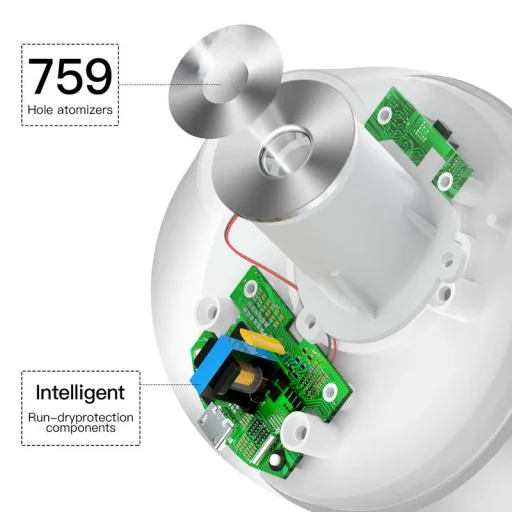 Baseus Cute Mini párásító fehér színben - 8