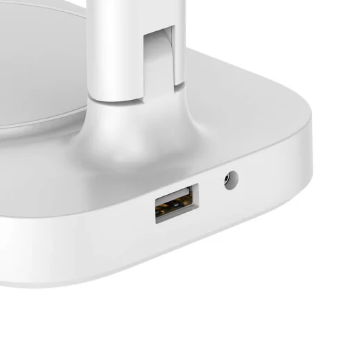 Baseus asztali olvasó lámpa vezeték nélküli töltéssel fehér (ACLT-B02) - 4