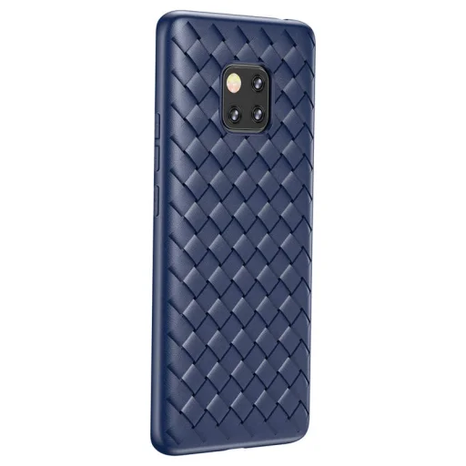 Baseus BV fonott textúrájú TPU tok Huawei Mate 20 Pro kék színben (WIHWMATE20P-BV03) - 1