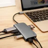 Baseus Almighty 8in1 Type-C HUB szürke színben thumbnail