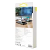 Baseus Bracket powerbank vezeték nélküli töltéssek 10000 mAh fekete, 18W USB töltés (PPS10-01) thumbnail